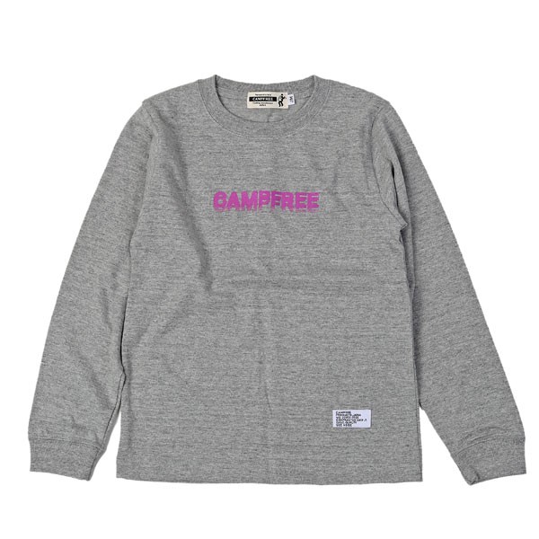 CAMPFREE キャンプフリー ロンT 長袖tシャツ こども プリント ロング