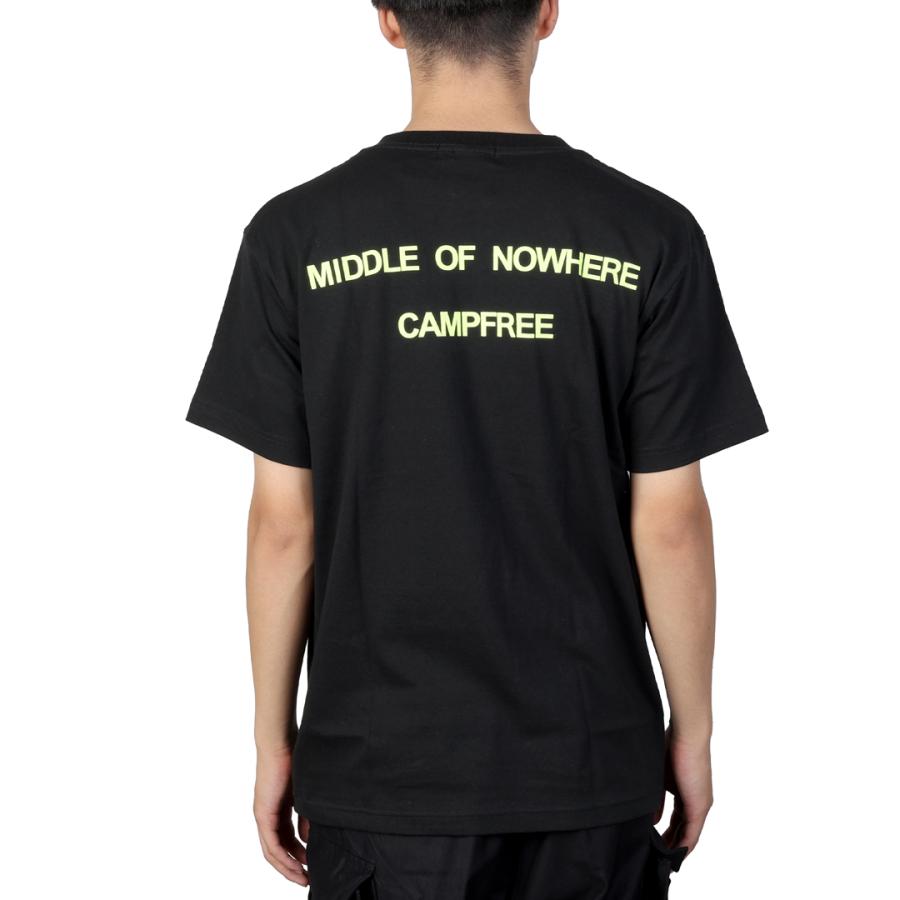 バックプリント Tシャツ CAMPFREE ユニセックス 夏 綿100% 大きいサイズ おしゃれ ロゴtシャツ グラフィックTシャツ｜mha｜03