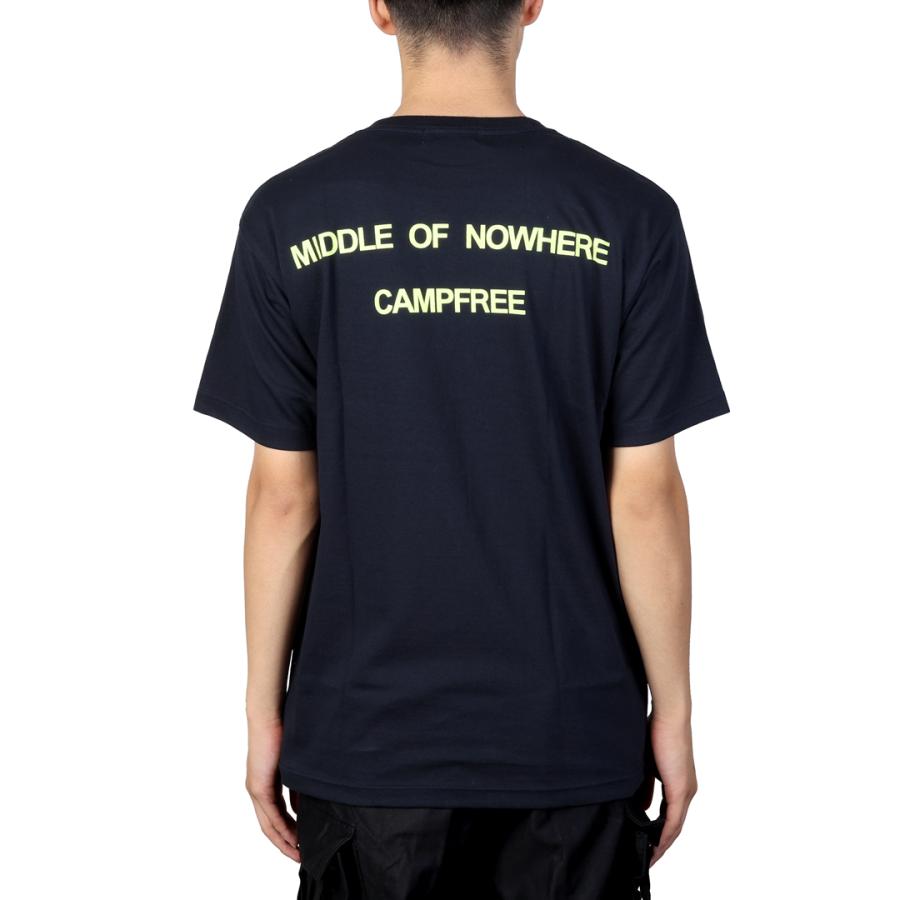 バックプリント Tシャツ CAMPFREE ユニセックス 夏 綿100% 大きいサイズ おしゃれ ロゴtシャツ グラフィックTシャツ｜mha｜05