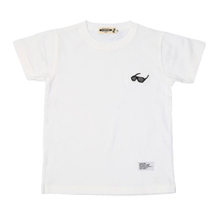CAMPFREE メガネ刺繍 ロンパース Tシャツ 兄弟 お揃い ペアルック ベビー服 男の子 女の子 おしゃれ かわいい ベビー キッズ ジュニア 親子 |  | 01