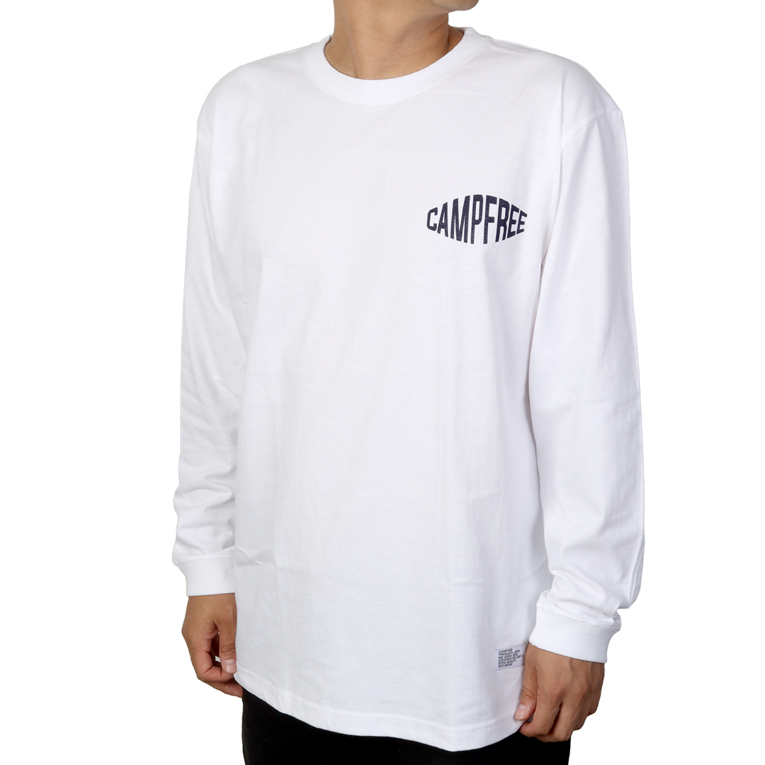 CAMPFREE ロンT ロングtシャツ メンズ レディース ティシャツ コットンTシャツ 長袖tシ...