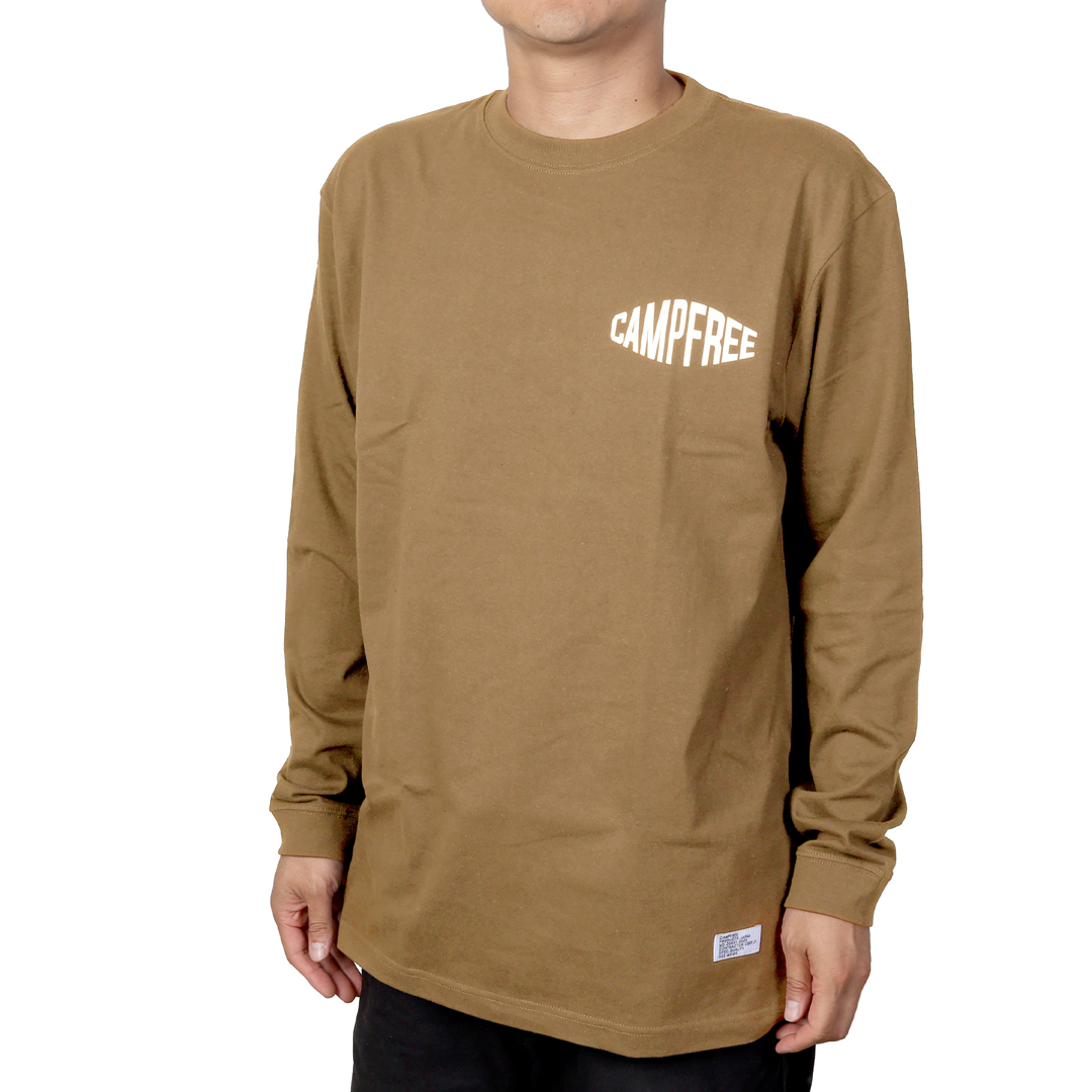CAMPFREE メンズtシャツ ティシャツ ロングtシャツ ロンt ロンティー