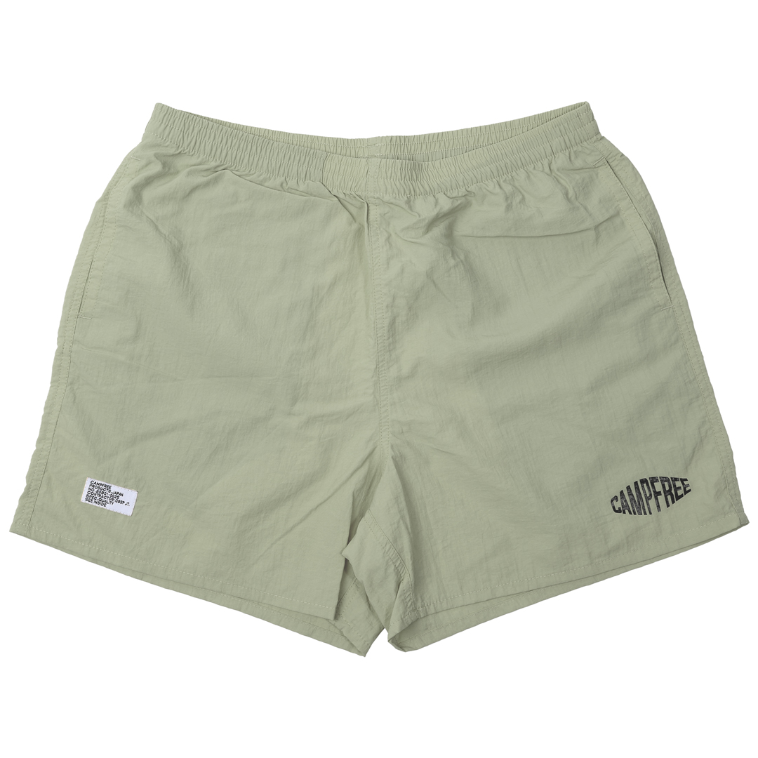 TRiDENT ショートハーフパンツ フリーサイズ ショートパンツ 水辺もOK メンズ 大きめ CAMPFREE 涼しい