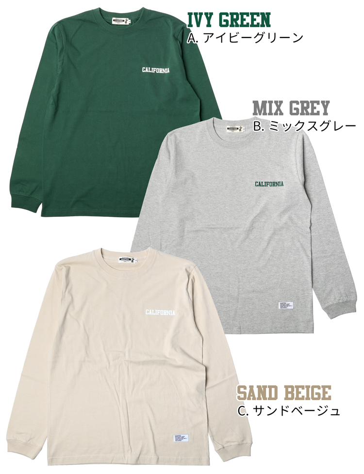 ロンT メール便 送料無料 CAMPFREE キャンプフリー メンズ カレッジプリント ロングスリーブTシャツ tシャツ 長袖tシャツ ロングtシャツ  長そでtシャツ :10439:M.H.A.style - 通販 - Yahoo!ショッピング