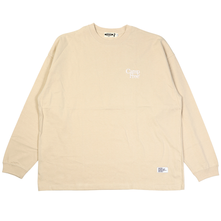 BackChannel ベージュ　ロンT BackChannel ベージュ ロンT