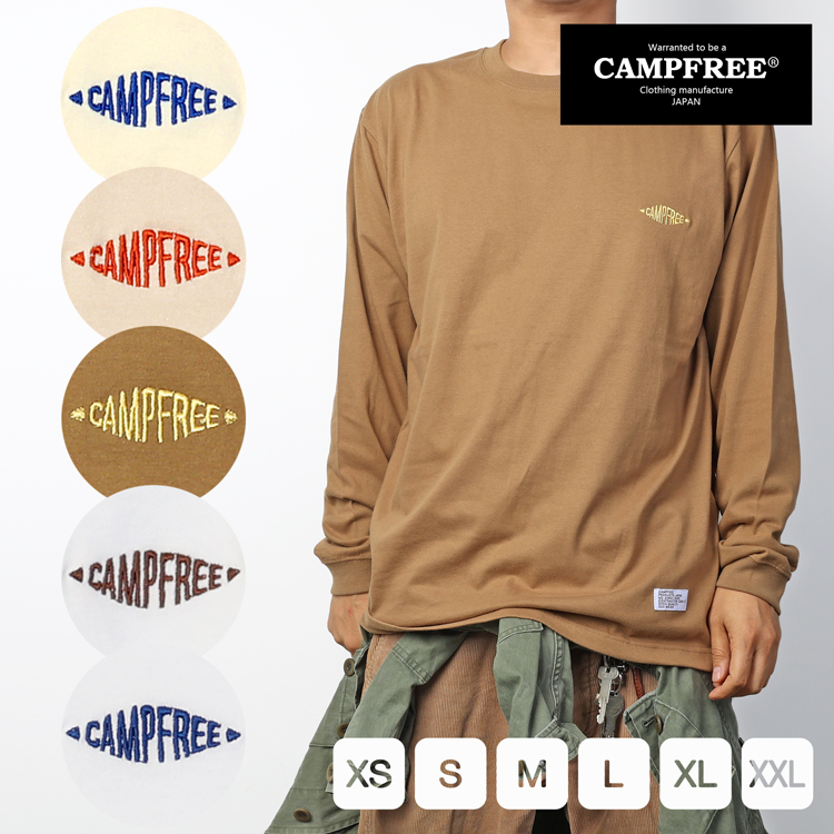 ロンT ロンティー ロングtシャツ メンズ CAMPFREE ロング