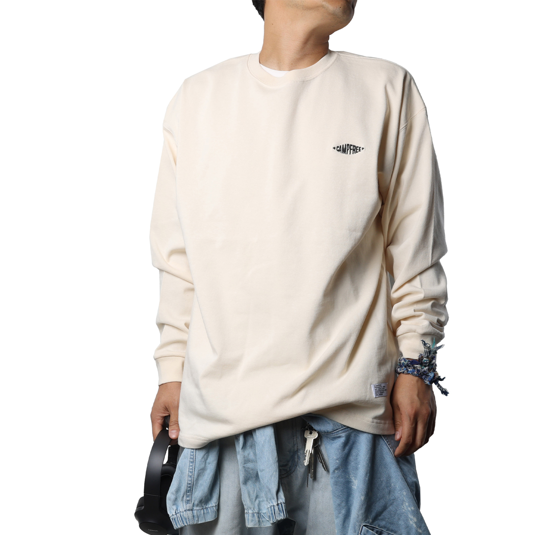 ロンT ロンティー ロングtシャツ 厚手 メンズ 9.1oz CAMPFREE ビッグ