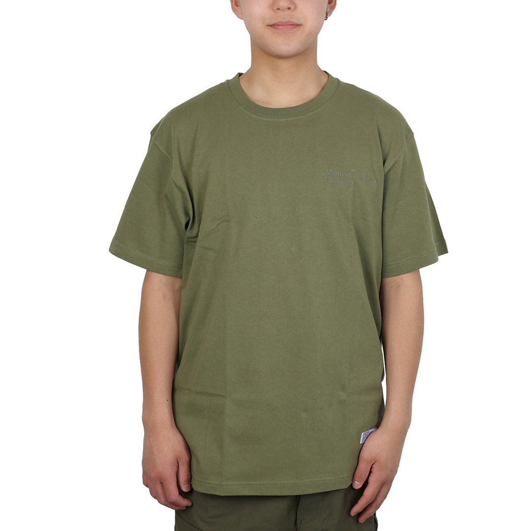 ティシャツ メンズ Tシャツ CAMPFREE コットンTシャツ 半袖 厚手 同色