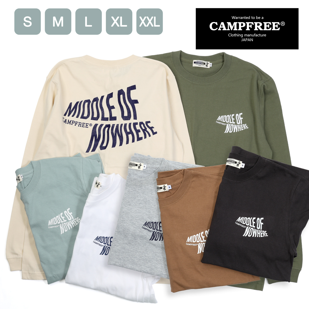 ロンt メンズ ロンティー CAMPFREE ロングtシャツ ブランド ストリート