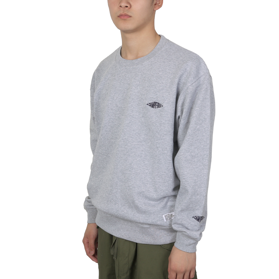 CAMPFREE トレーナー スウェット メンズ 10oz 裏毛 上 春 秋 冬 大きい