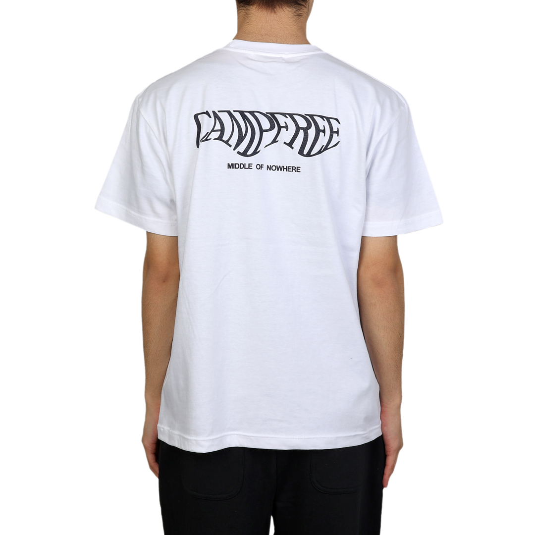 CAMPFREE コットン Tシャツ メンズ 半袖 5.6oz ロゴ ブランド 綿 大きいサイズ 白 綿100% ストリート おしゃれ プリント 10661｜mha｜04