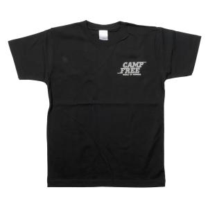 CAMPFREE キャンプフリー Tシャツ ジュニア 160限定 ブランド サンプルライン 黒 tシ...