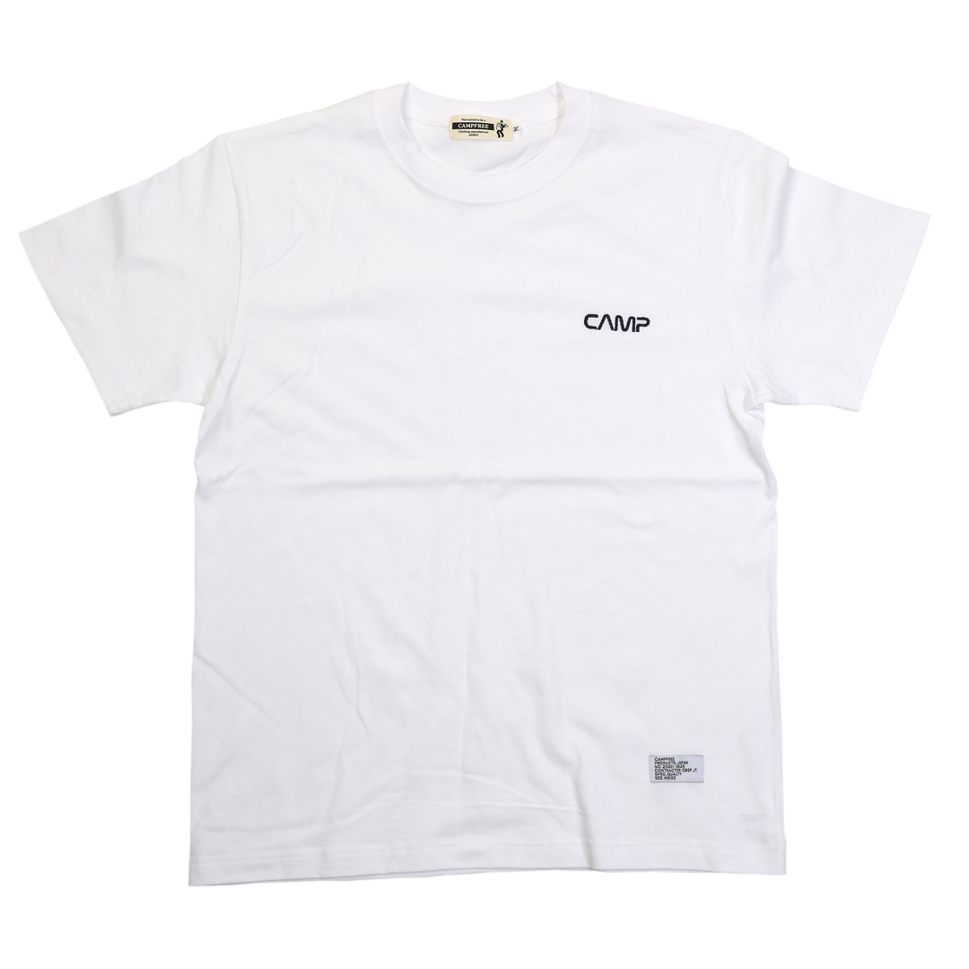 CAMPFREE Tシャツ メンズ 半袖 5.6oz メンズTシャツ ロゴ ブランド コットン 綿 ...