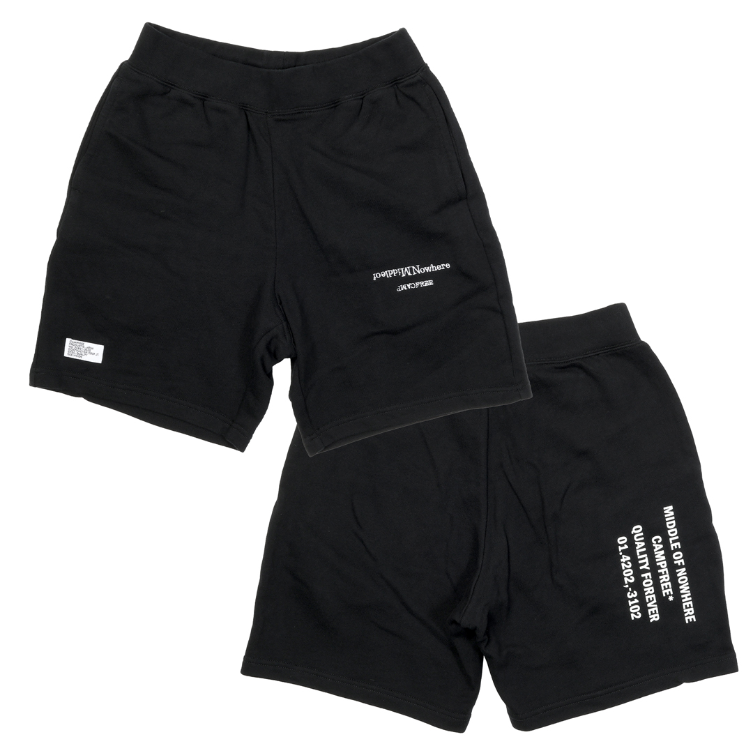 T. Japan スウェットショートパンツ F 黒 コットン 100% T. Japan スウェットショートパンツ F 黒 コットン 100% T. Japan