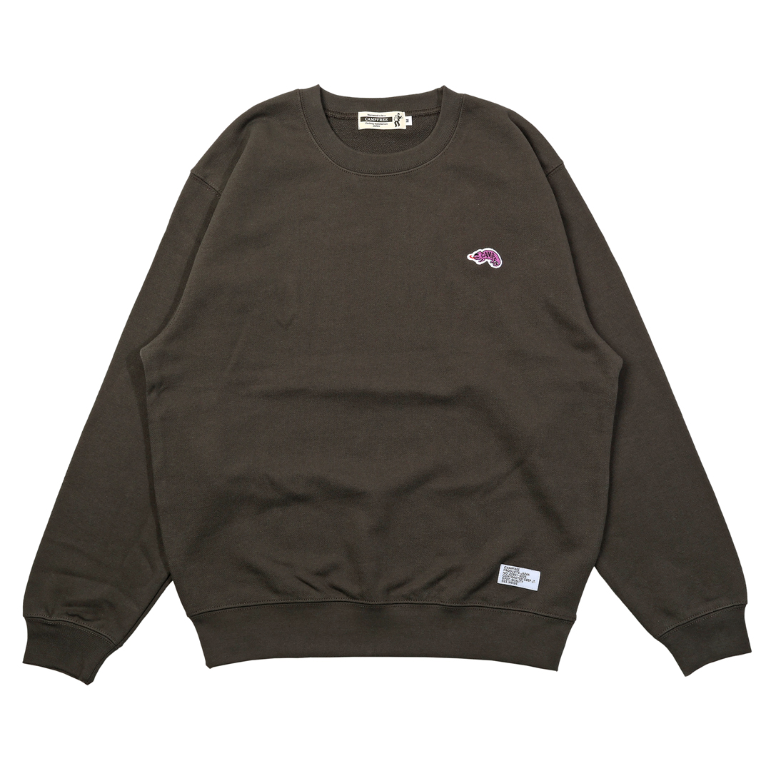 CAMPFREE スウェットトレーナー メンズ トレーナー カメレオン 10oz 裏