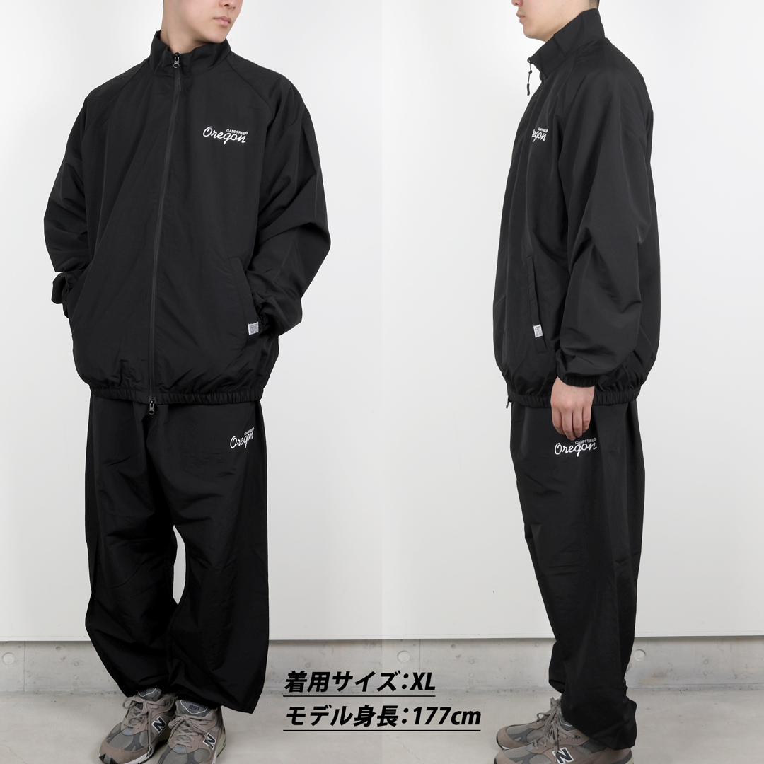 FLEX ナイロン セットアップ CAMPFREE ジャージ セットアップ トラックスーツ 上下 メンズ
