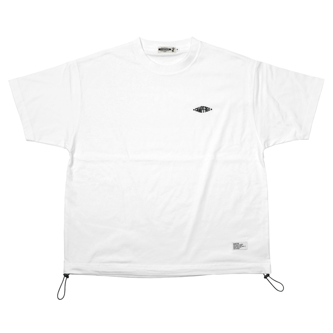 Tシャツ メンズ 半袖 6.5oz 裾ドローコード メンズtシャツ ワン