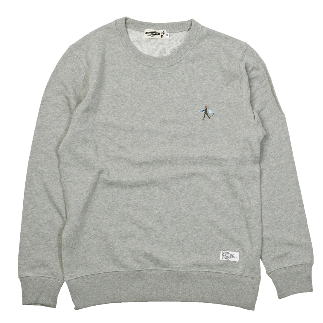 CAMPFREE トレーナー サーファー ウェットスーツ ワンポイント