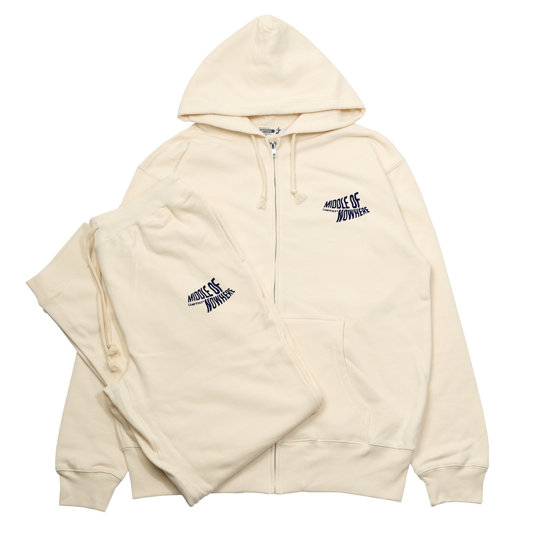 スエット 上下 パーカー CAMPFREE スウェット メンズ 裏毛