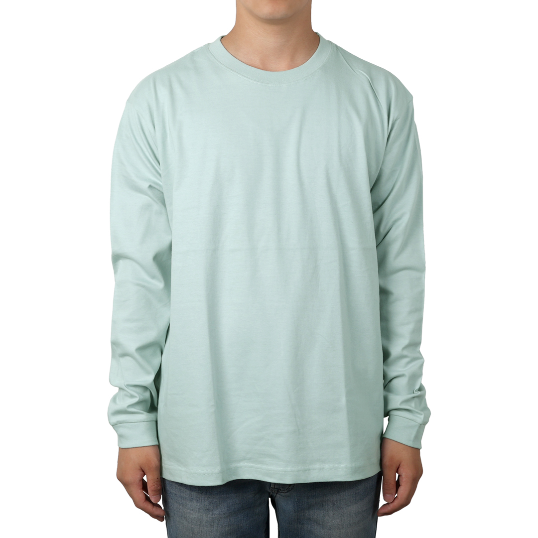 ロンT オーガニックTシャツ 長袖 無地 トラス Tシャツ メンズ