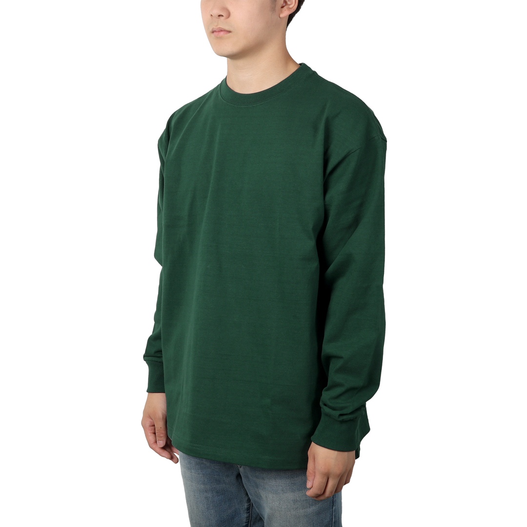 ロンT 無地 USコットン100% 厚手 メンズ レディース ティシャツ 長袖t