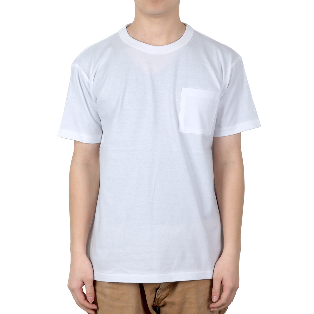 ポケT 無地 メンズ レディース ティシャツ Tシャツ 半袖 6.2oz