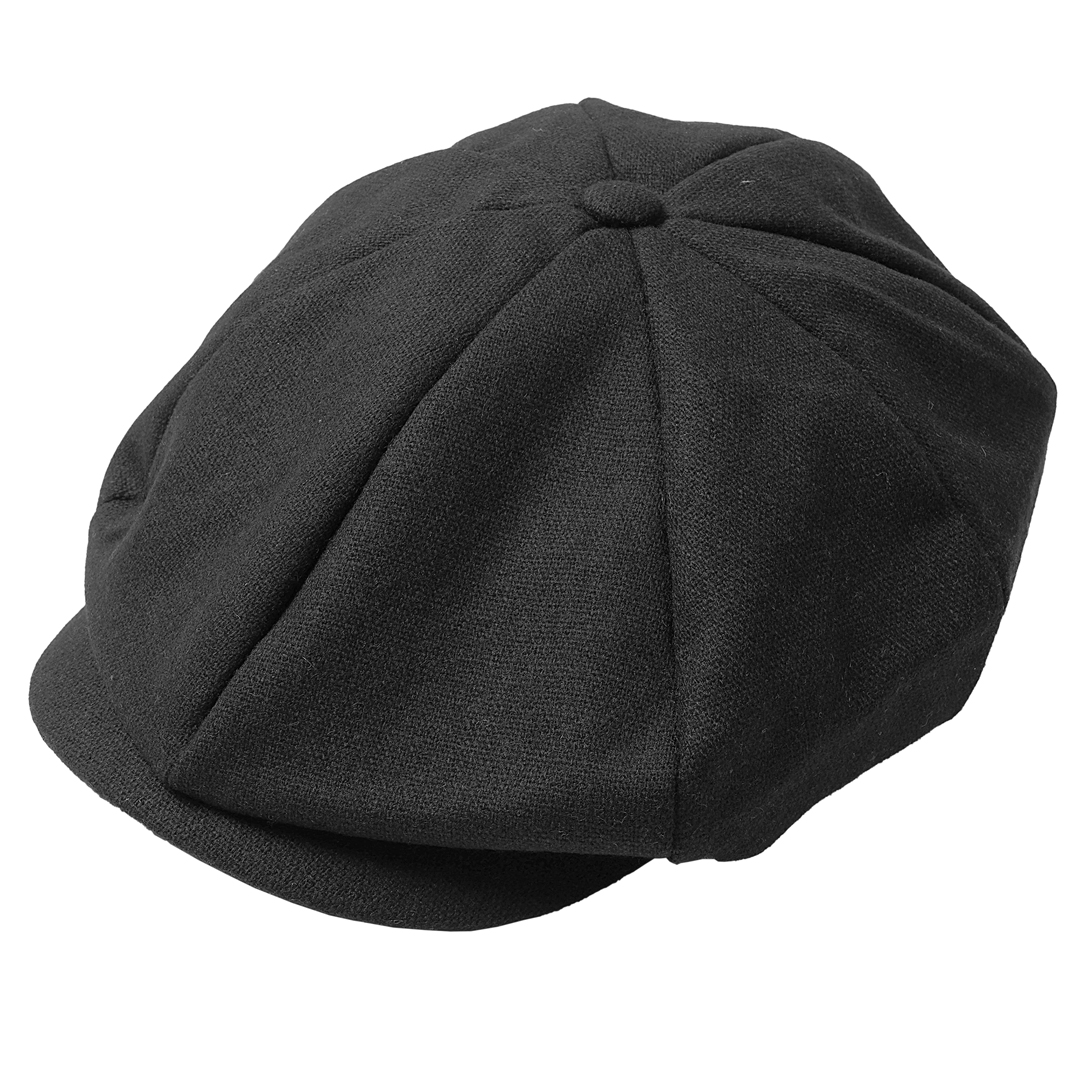 ハンチング帽 キャスケット 帽子 メンズ ユニセックス ヘリンボーン - 帽子