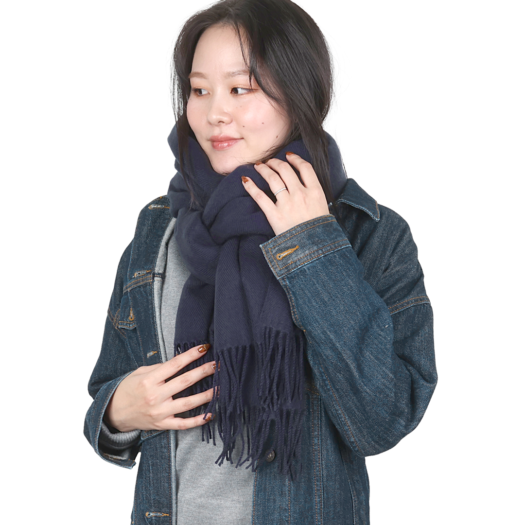 無地 単色 レディース 秋冬 マフラー 大判 ひざ掛け 羽織 ブランケット