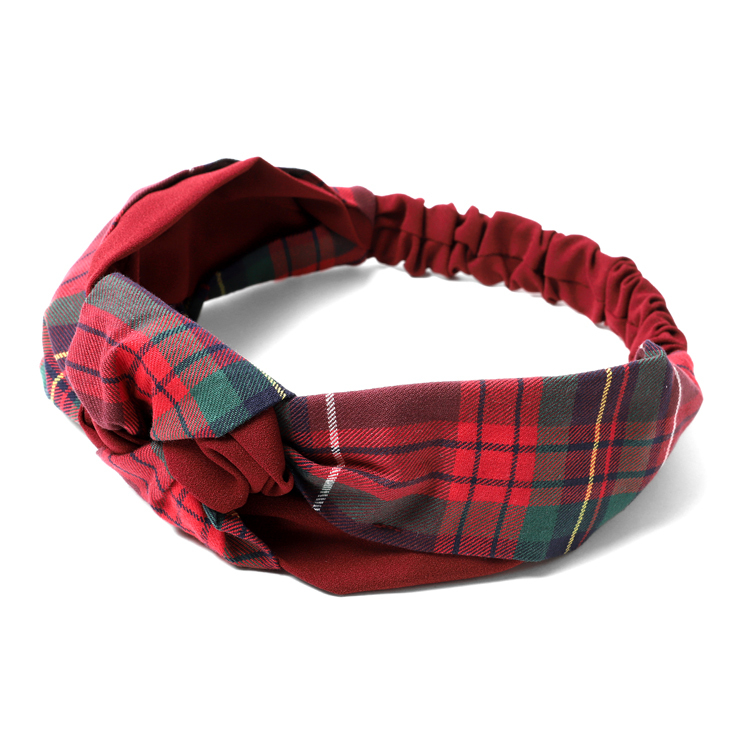 ヘアバンド レディース ターバン チェック チェック柄 ヘアーバンド ヘアーターバン ヘアターバン ヘッドバンド クロス ヘア タータン 218 M H A Style 通販 Yahoo ショッピング