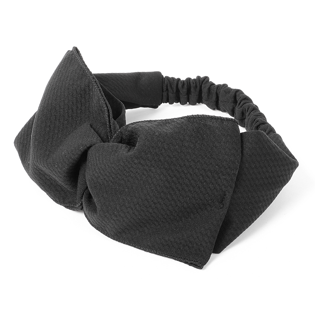 ヘアバンド ターバン ヘアターバン おしゃれ ヘアーバンド 黒 リボン