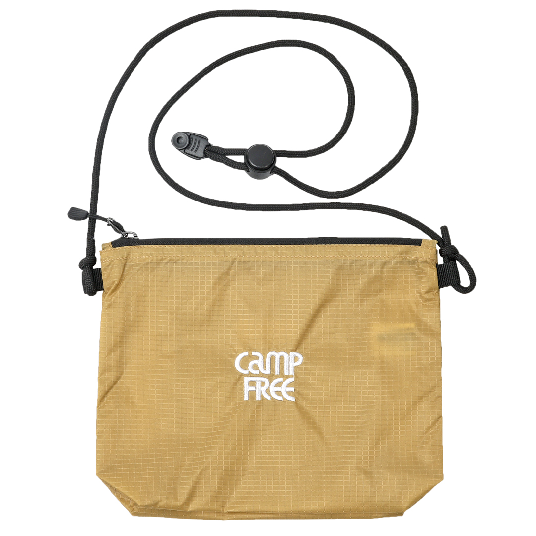 CAMPFREE サコッシュ メンズ レディース ポーチ 横型 小さめ 小さい
