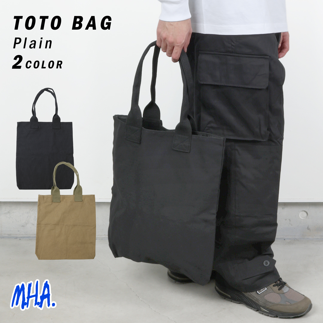 YMCLKY キャンバス トートバッグ 帆布 マチなし メンズ ミリタリー