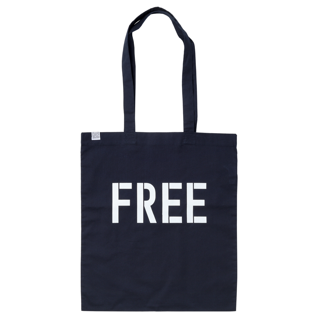 CAMPFREE トートバッグ サブバッグ 軽い 軽量 マチ無し 薄い 薄手