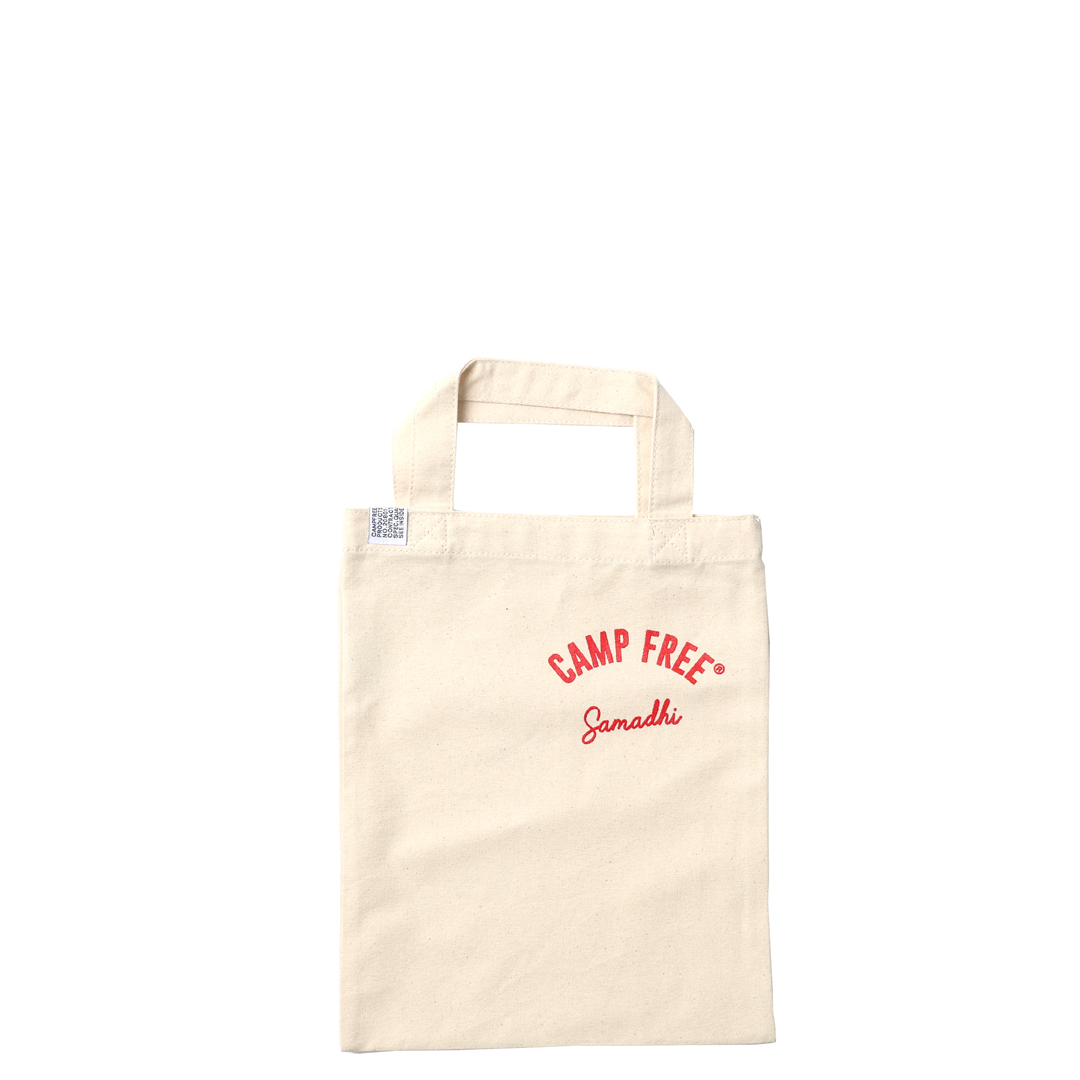 トートバッグ 8.0oz CAMPFREE マチ無し キャンバス 帆布 綿 コットン