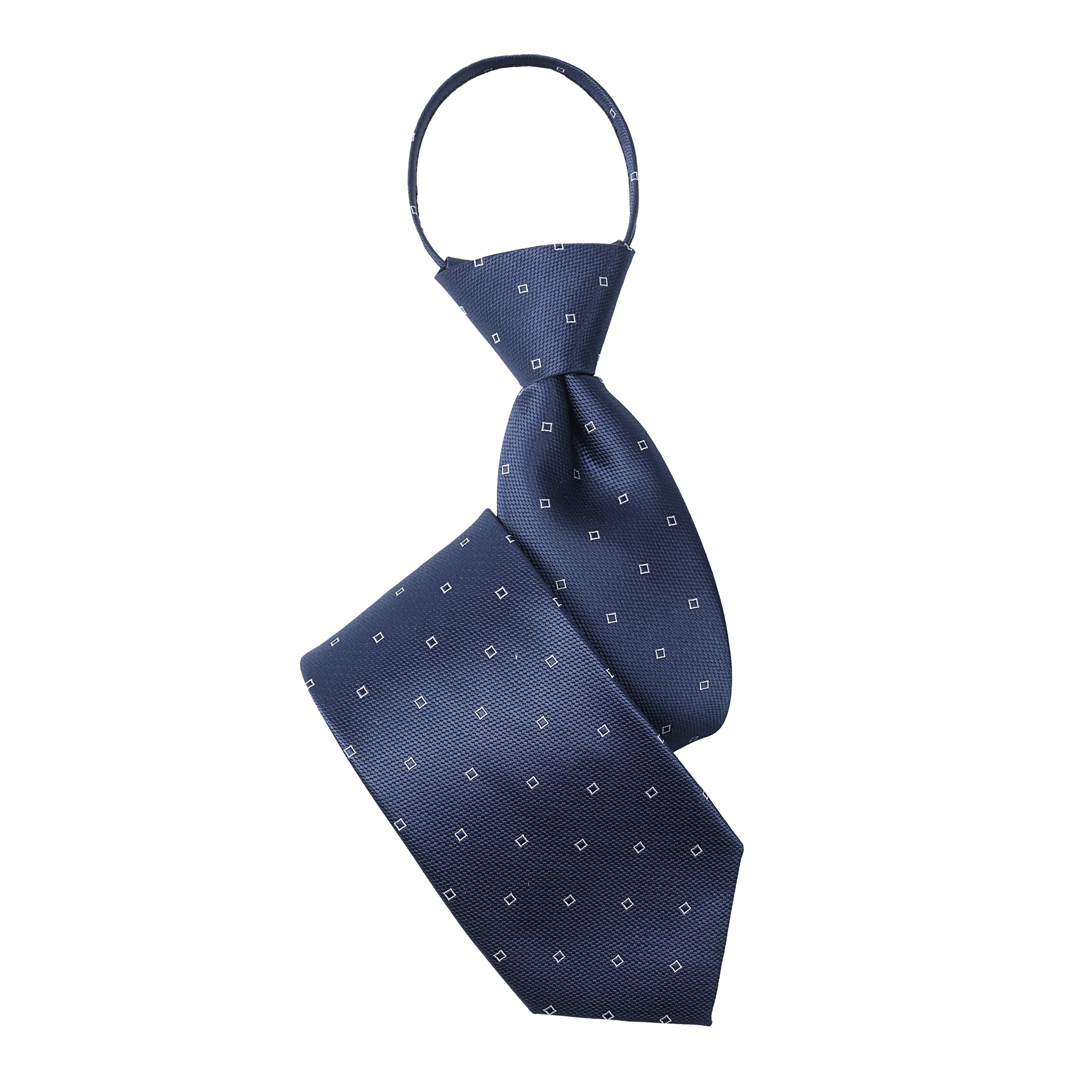 ワンタッチネクタイ ドット柄 水玉柄 ネクタイ ワンタッチ ディンプル