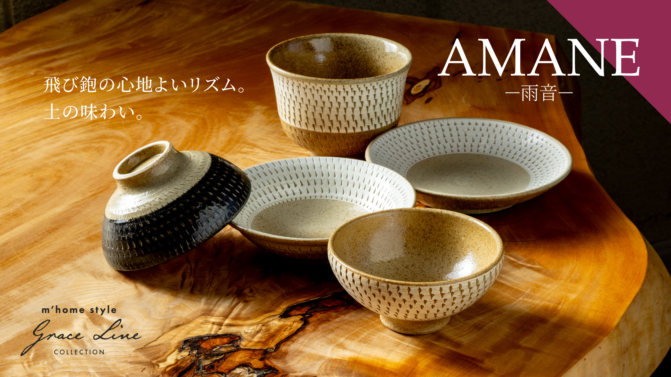 鉢 AMANE（雨音）浅鉢 14.5cm／ 煮物鉢 ボウル おしゃれ 和食器 瀬戸焼