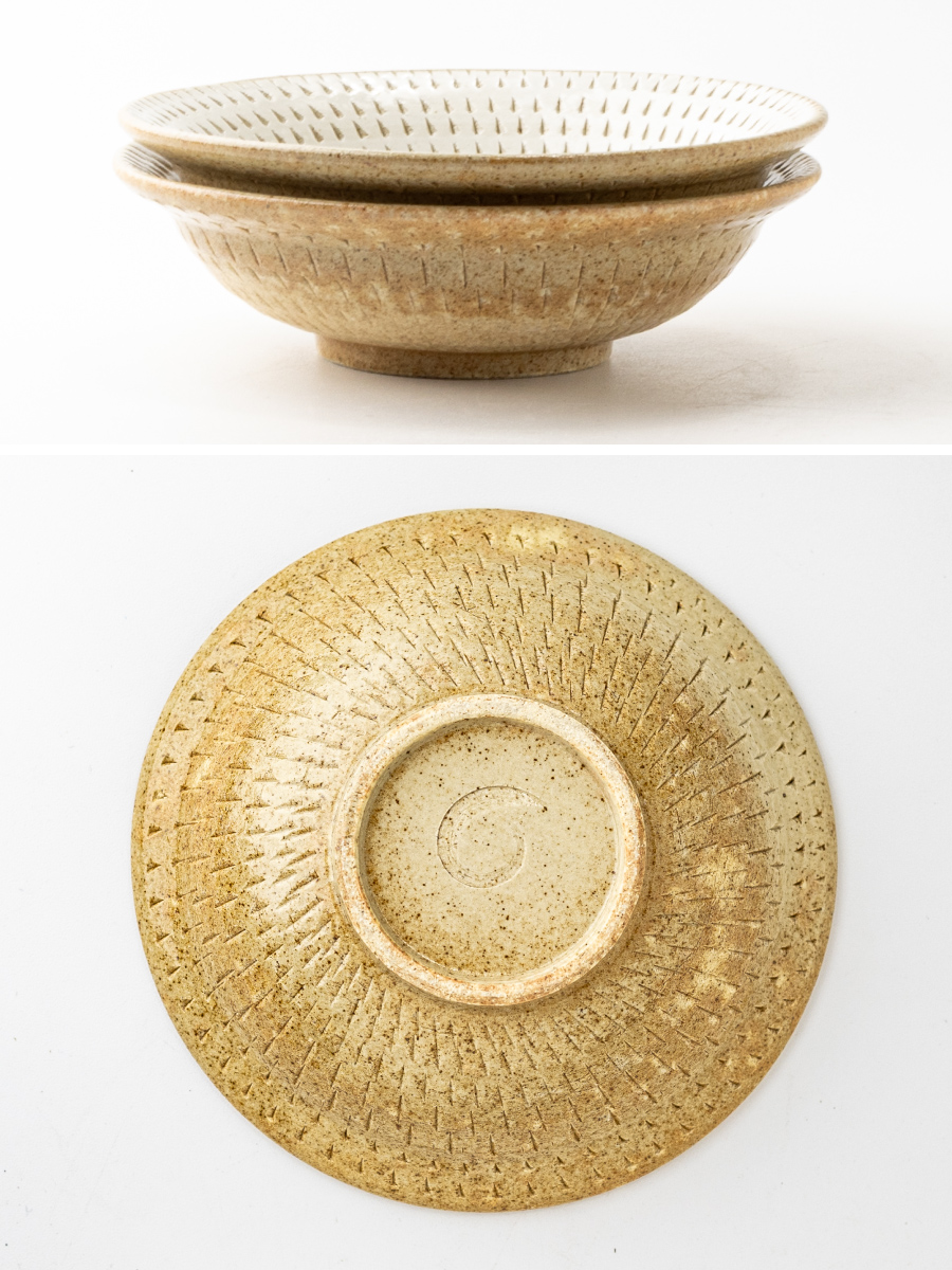 鉢 AMANE（雨音）浅鉢 14.5cm／ 煮物鉢 ボウル おしゃれ 和食器 瀬戸焼