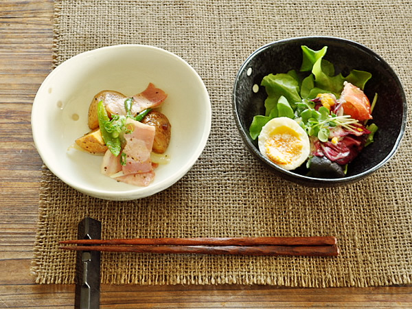 食器 和食器 おしゃれ 小鉢 水玉ドット4.5小鉢 モダン 美濃焼 ボウル