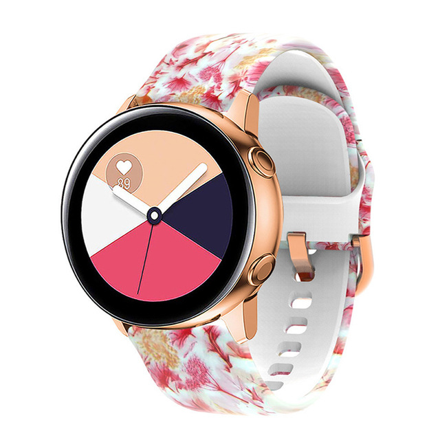 GARMIN（ガーミン） スマートウォッチ ベルト 22mm 花柄 花 フラワー