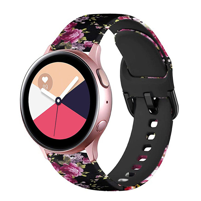 GARMIN（ガーミン） スマートウォッチ ベルト 22mm 花柄 花 フラワー