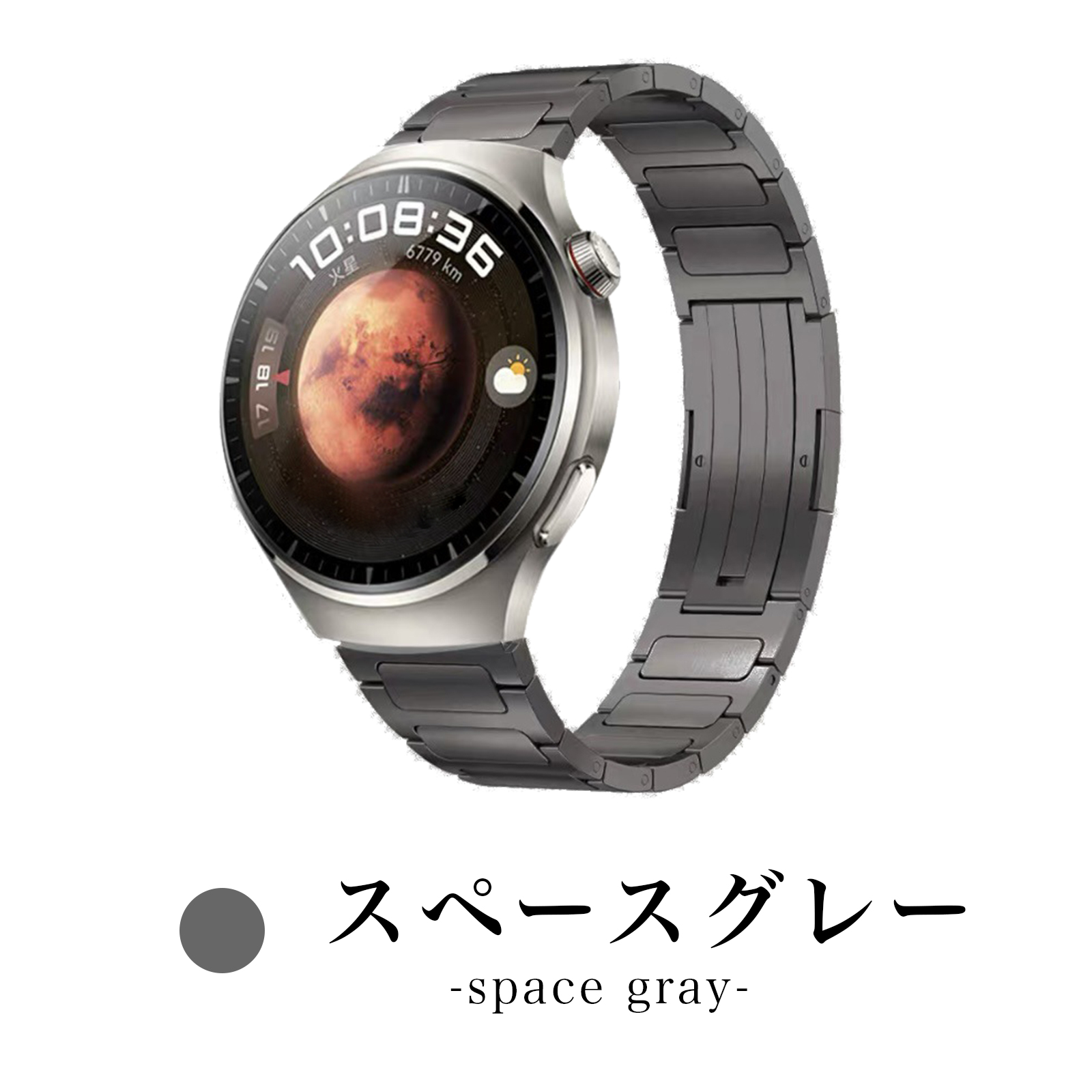 GARMIN デジタル腕時計 グレー GARMIN Venu 3S Sage Gray / Silver ガーミン ヴェニュー 3S