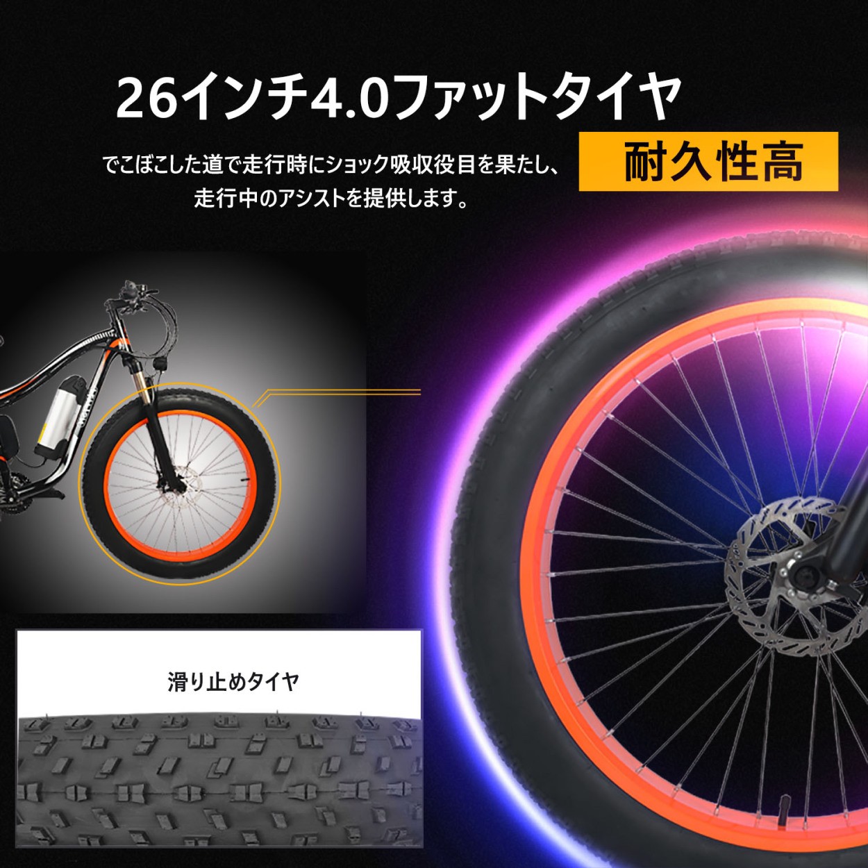 偽物 値段 ファットバイク フル電動アシスト自転車 26インチ マウンテンバイクsamsungモーター350w 500ｗ 1000w 36v10ah 48v10ah 極太タイヤ 電動自転車 値段 販売 Www Swinggates Com