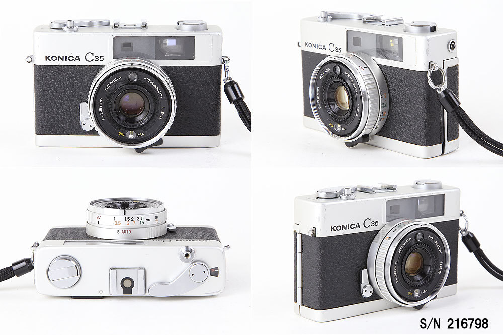 期間限定特価 送料無料 保証付 フィルムカメラ コニカ Konica C35 S N ケース フイルム付セット 手数料安い Www Thedailyspud Com