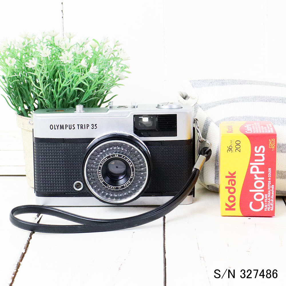 配送員設置送料無料 保証付 オリンパス Olympus Trip 35 S N ケース フイルム付セット フィルムカメラ オープニング大放出セール Atempletonphoto Com
