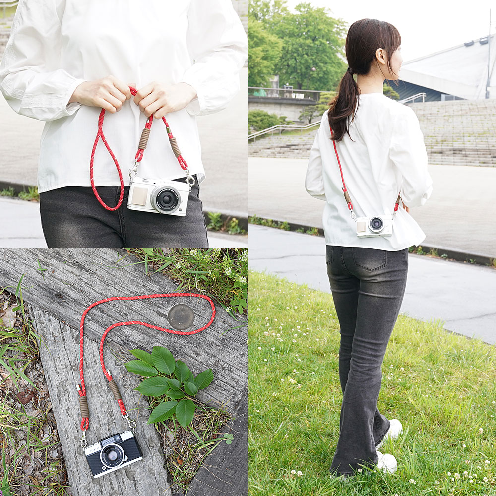 未使用　MI-NAカメラケースとhelloluluカメラストラップ長短セット 未使用 MI-NAカメラケースとhelloluluカメラストラップ長短
