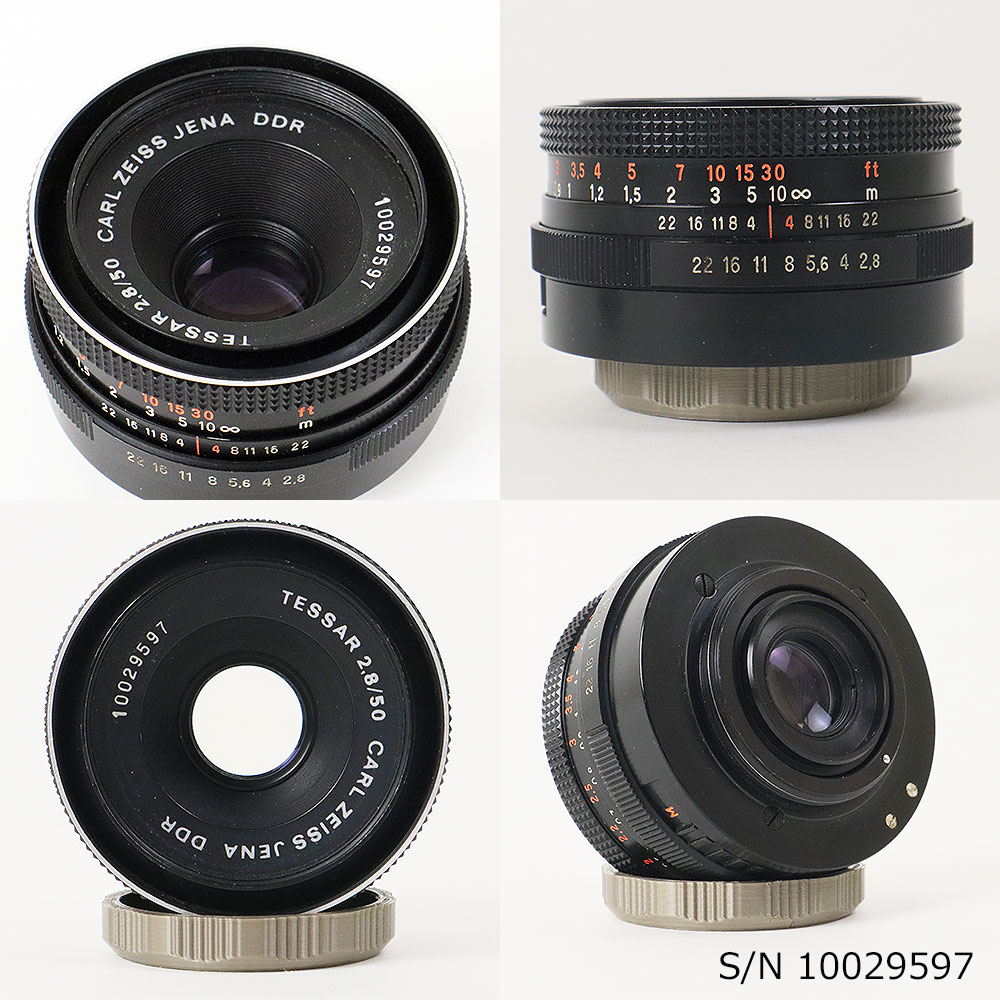 保証付 】【中古】 オールドレンズ Jena DDR Tessar 50mm F2.8 Carl