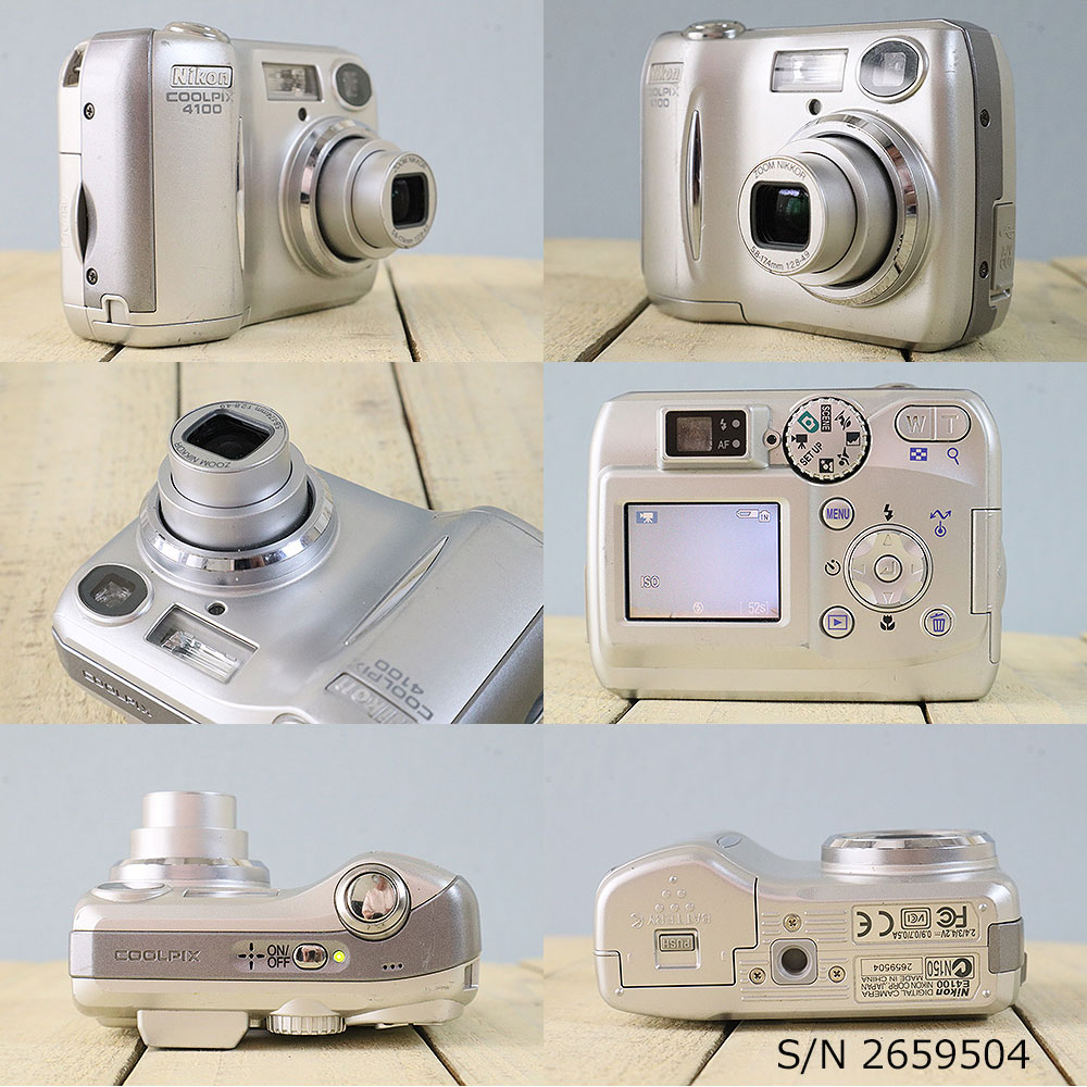 中古】[作動確認済 返品保証] Nikon COOLPIX 4100 S/N 2659504