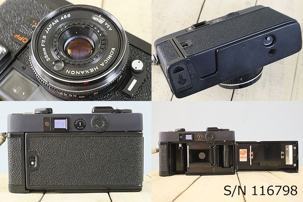 中古】【保証付 】 コニカ KONICA C35 EF S/N 116798（ケース