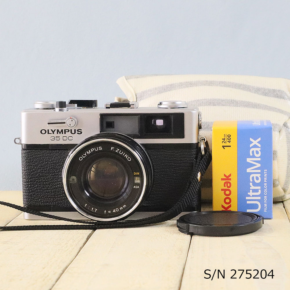 中古】【保証付 】 オリンパス OLYMPUS 35 DC S/N 275204（ケース