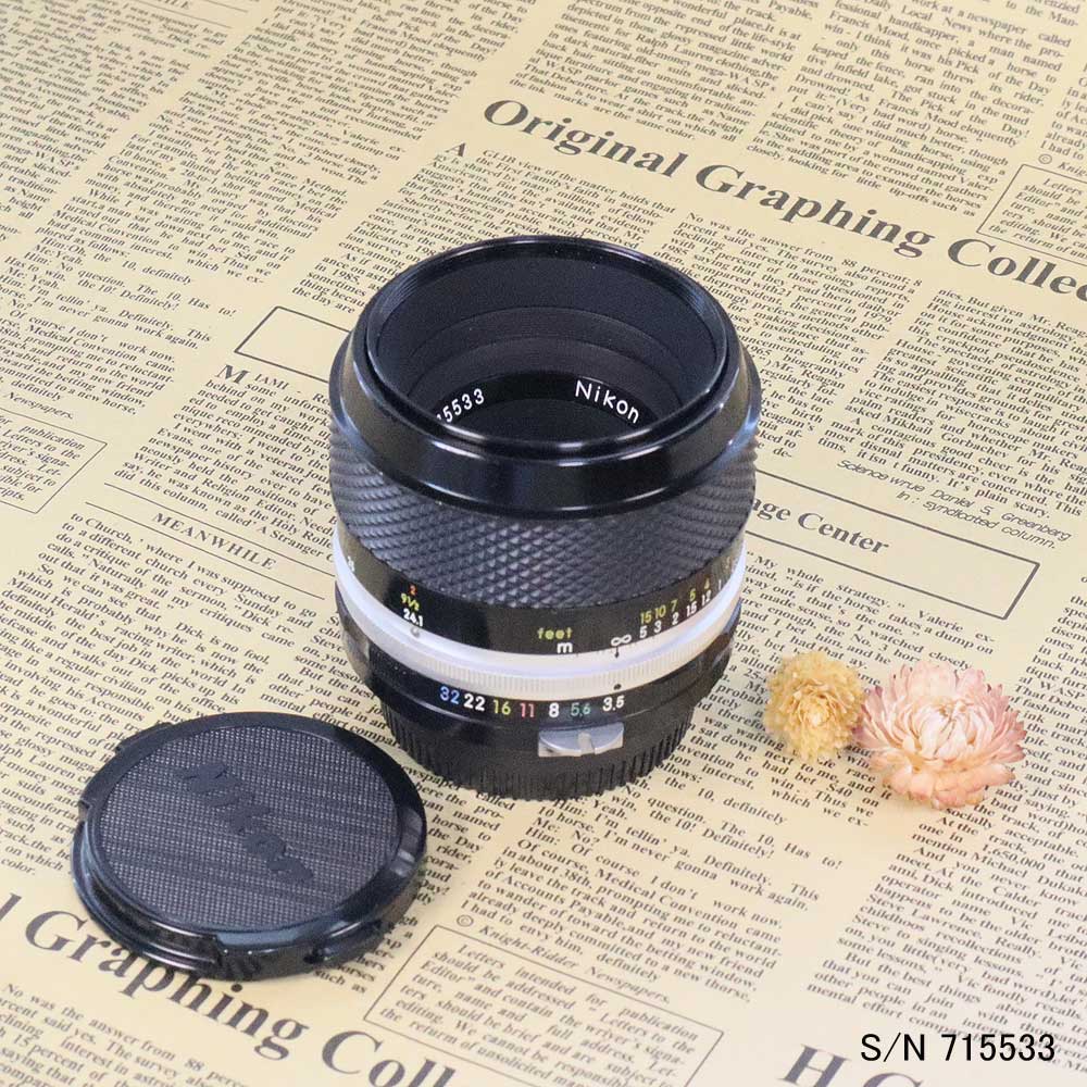 保証付 】【中古】 オールドレンズ Nikon Micro-NIKKOR-P Auto 55mm F3.5 ニコン Fマウント S/N 715533  (ポーチ付) : 30003-020 : ミーナ - 通販 - Yahoo!ショッピング